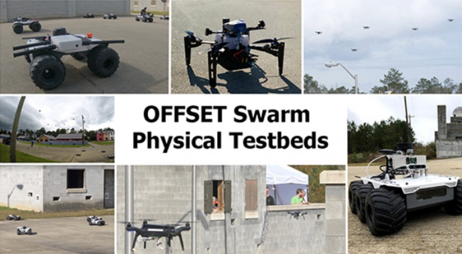 Programa OFFensive Swarm-Enabled Tactics. Foto Darpa.