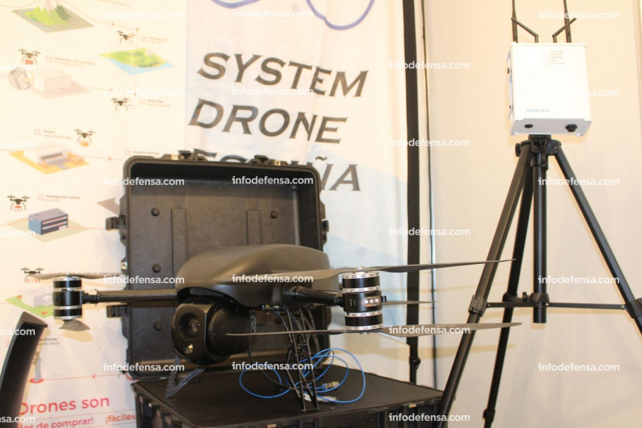 Sistema antidrón de System Drone y Embention. Foto IGP.