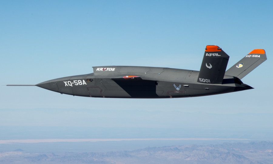 Sistema XQ-58A. Foto Kratos Unmanned Aerial Systems.
