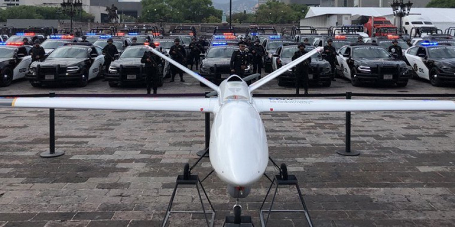 Dron SAR para México. Foto Gobierno de Nuevo León.