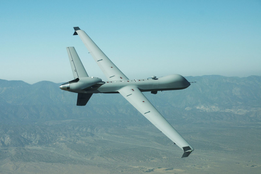 160505 dron uav uas rpas Predator B Block 5 Gray Butte First Flight ga asi