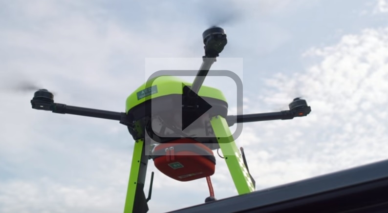 dron desfibrilador 5G