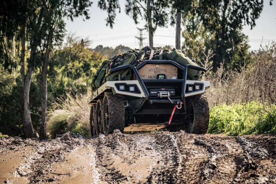Rook operando en el campo. Fuente Elbit Systems.