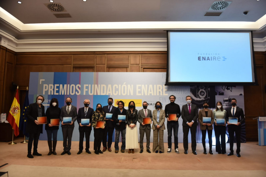 Foto de familia  de los XXVI Premios Fundacion ENAIRE