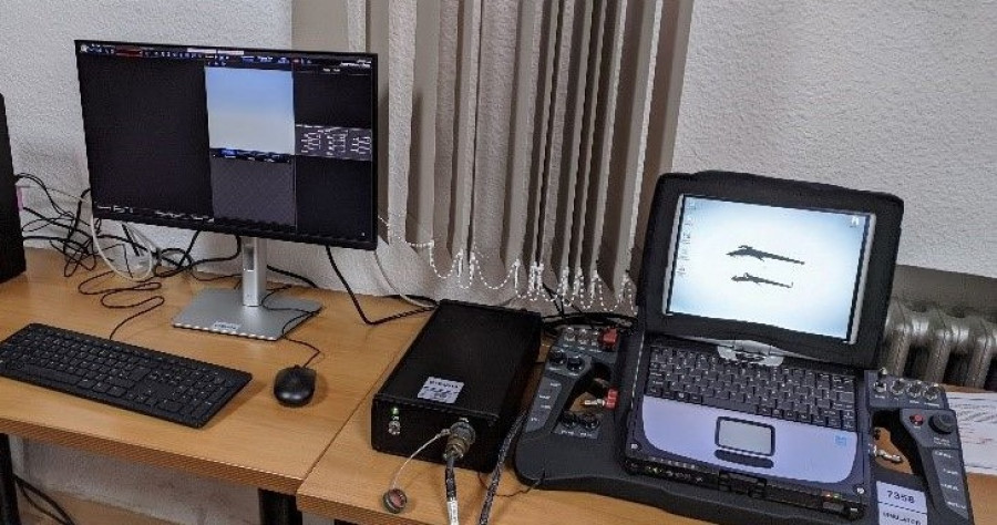 Nuevo simulador del RPAS Orbiter. Foto Ejército de Tierra