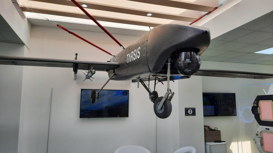 El Tarsis 75 equipado con el misil Fox en IDEX. Foto D. GarcíaInfodefensa.com