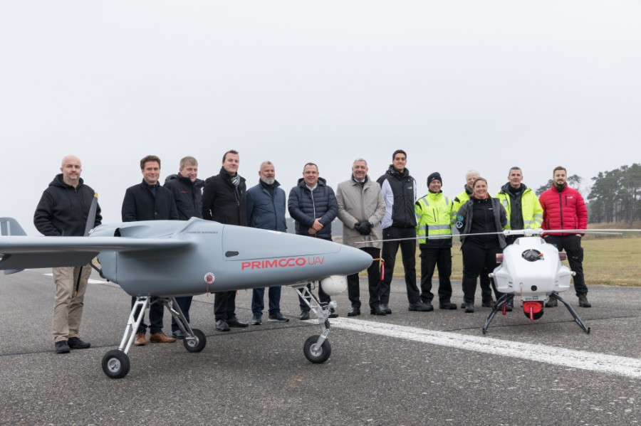 Primoco One 150 y V 150 de UMS Skeldar. Fuente Primoco UAV