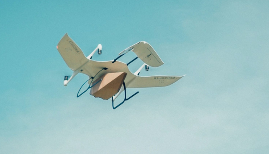 Dron de Wingcopter. Foto Wingcopter