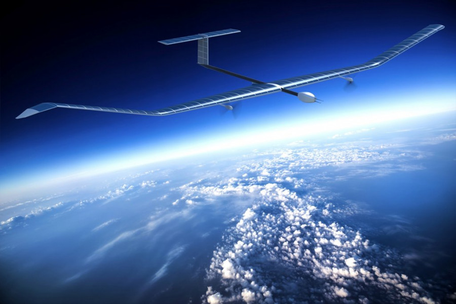 UAS Zephyr en vuelo. Foto Airbus