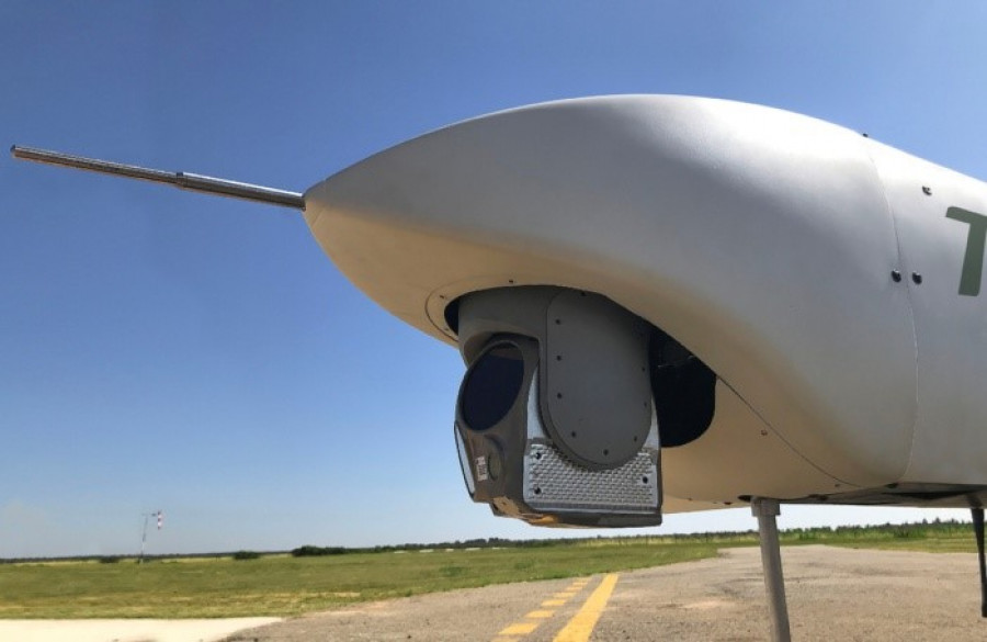 Designador láser integrado en el Tarsis 75 de Aertec. Foto Aertec