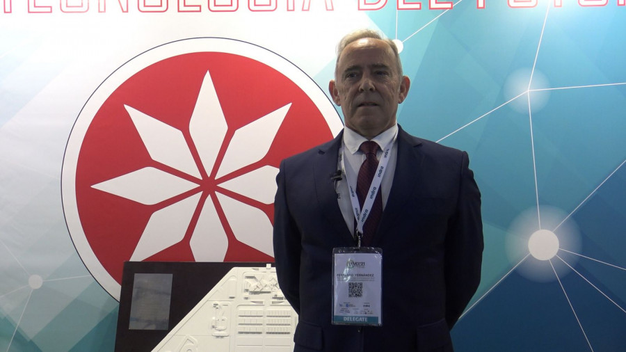 Fernando Fernández, director del Centro Tecnológico y de Investigación de SDLE, durante la entrevista con Infodron.es en UNVEX 2021