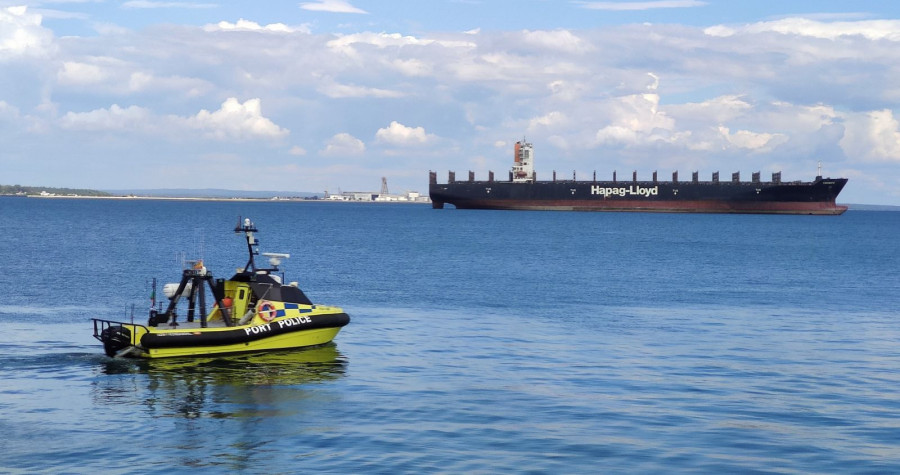 USV Vendaval de Navantia en el ejercicio REP MUS. Foto B. CarrascoInfodefensa.com