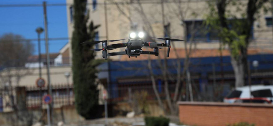 Nuevos drones de la Policía Municipal de Getafe. Foto Ayuntamiento de Getafe.