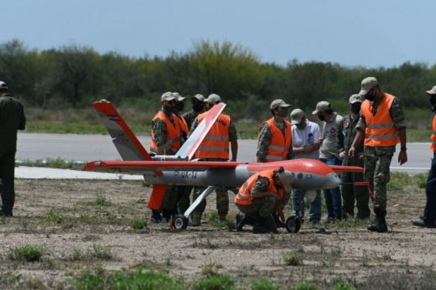 El Aukán UX-13. Foto Fuerza Aérea Argentina