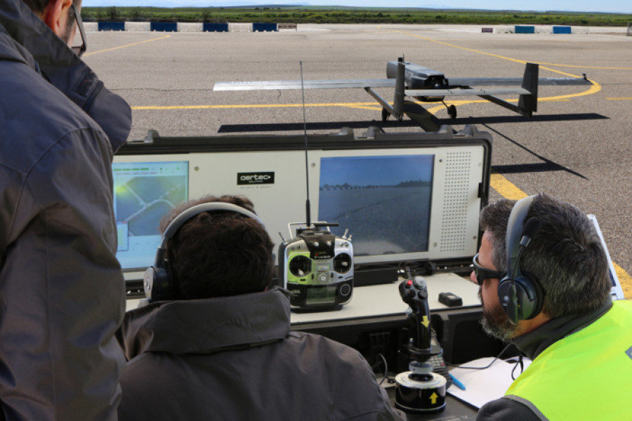 Pruebas del Tarsis 75. Foto Aertec.