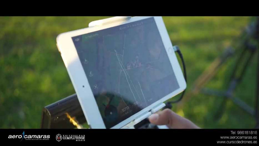 Curso de piloto de drones de Aerocamaras y la Universidad Complutense. Foto Aerocamaras