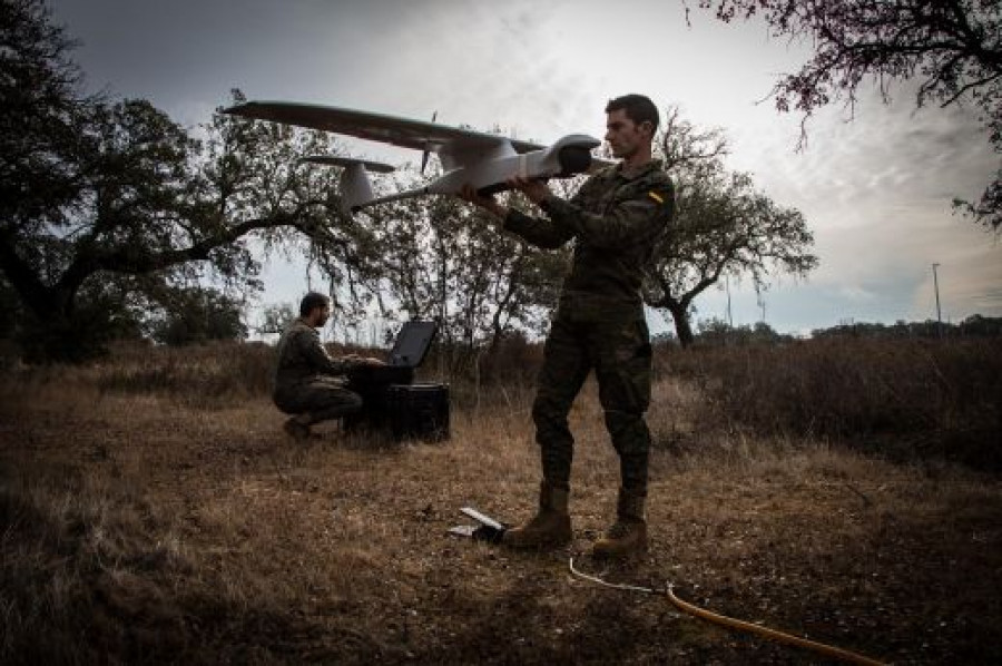 RPAS Mantis Clase Mini. Foto Ejército de Tierra