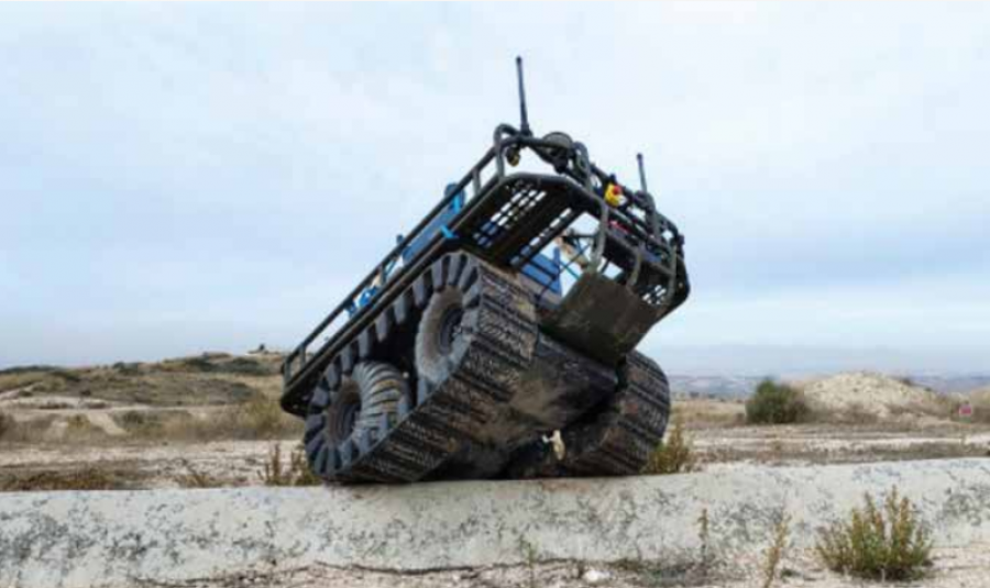 Vehículo terrestre no tripulado. Foto Ejército de Tierra