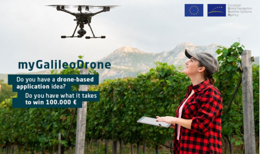 Concurso MyGalileoDrone. Foto GSA.
