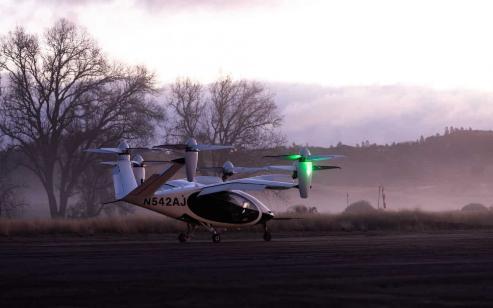 Prototipo eVTOL de Joby totalmente eléctrico. Foto Joby Aviation