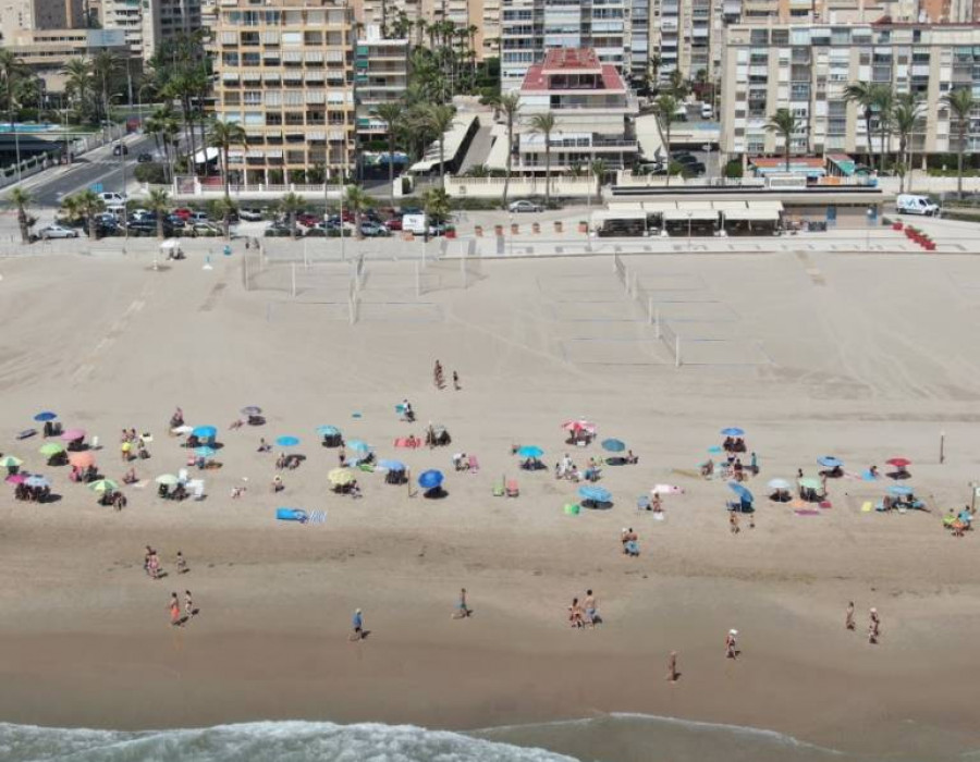 Playa de San Juan. Foto Ayuntamiento de Alicante.