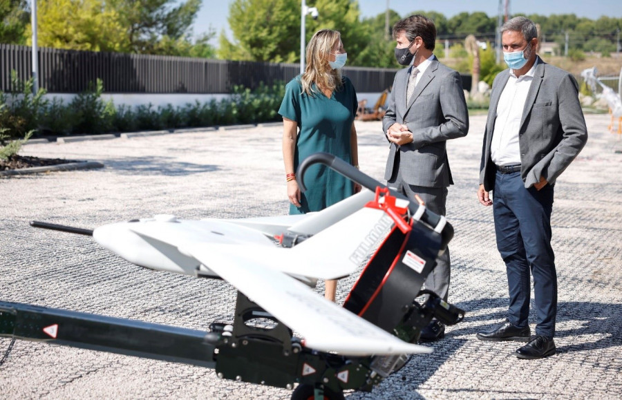 UAV vehículo aéreo no tripulado del Sistem. Foto Grupo CPS