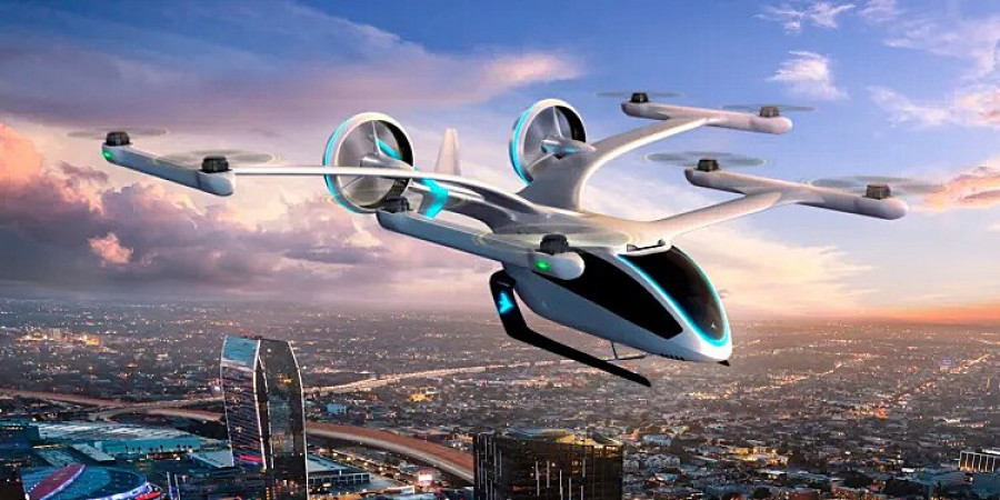 Prototipo de VTOL. Foto Embraer.