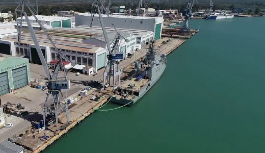 Astillero de Navantia en San Fernando Cádiz. Foto Navantia