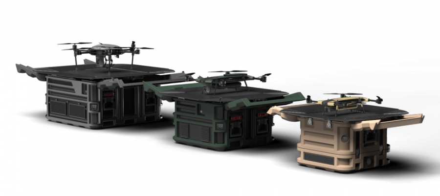 Los tres modelos de EGV. Foto Easy Aerial.