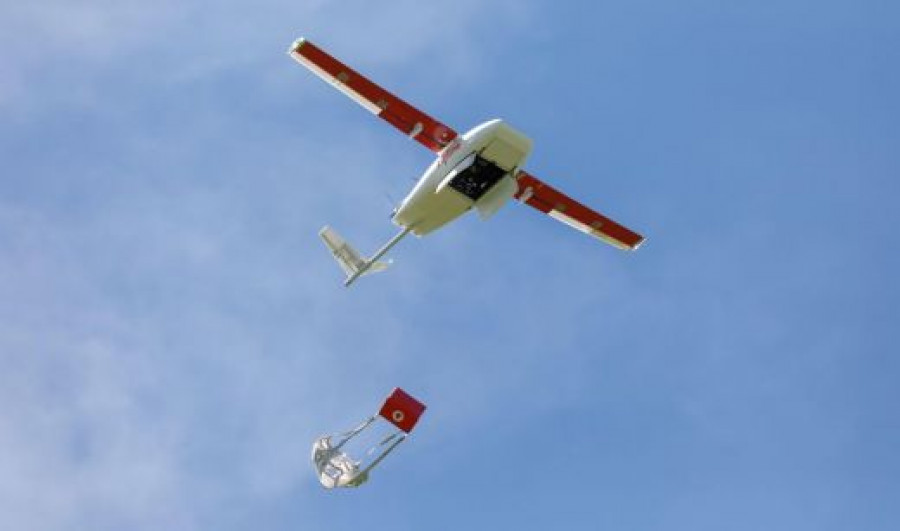 Dron de Zipline. Foto Zipline.
