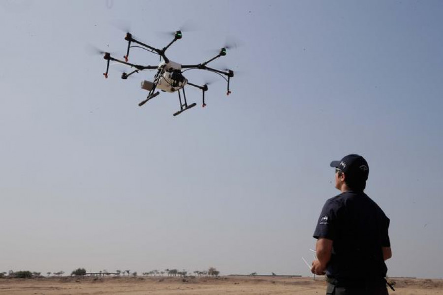 Operaciones con drones. Foto DGAC.