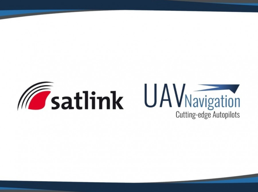 Colaboración entre empresas. Foto Satlink-UAV Navigation