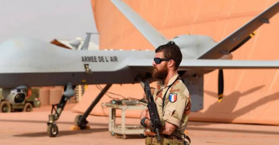 MQ-9 francés. Foto Fuerzas Armadas Francesas