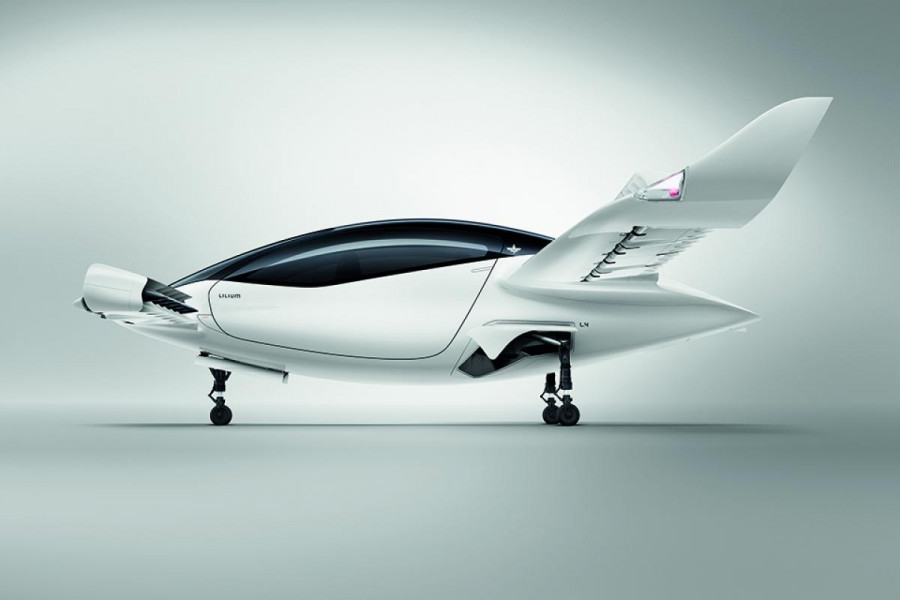 Un prototipo de aerotaxi.