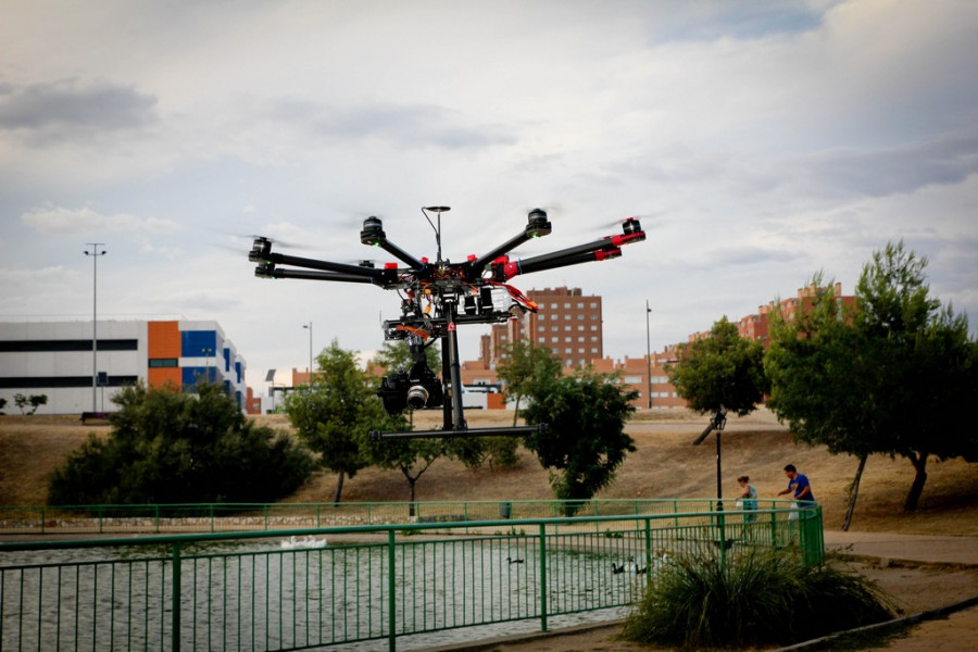Un dron de Aerocamaras.