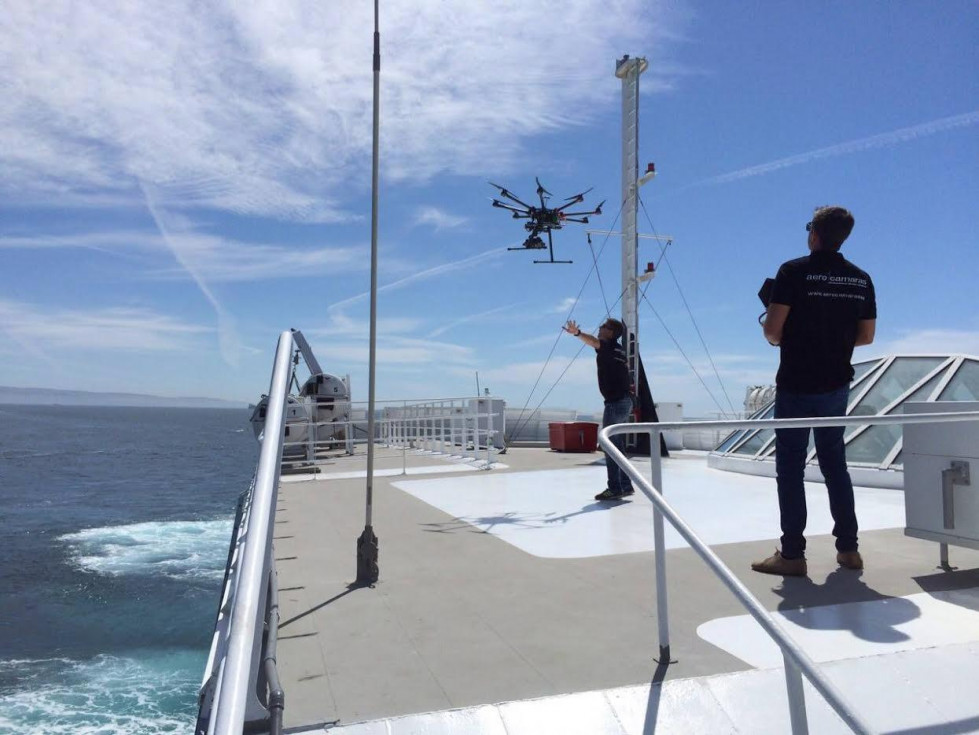 Un dron de Aerocámaras.