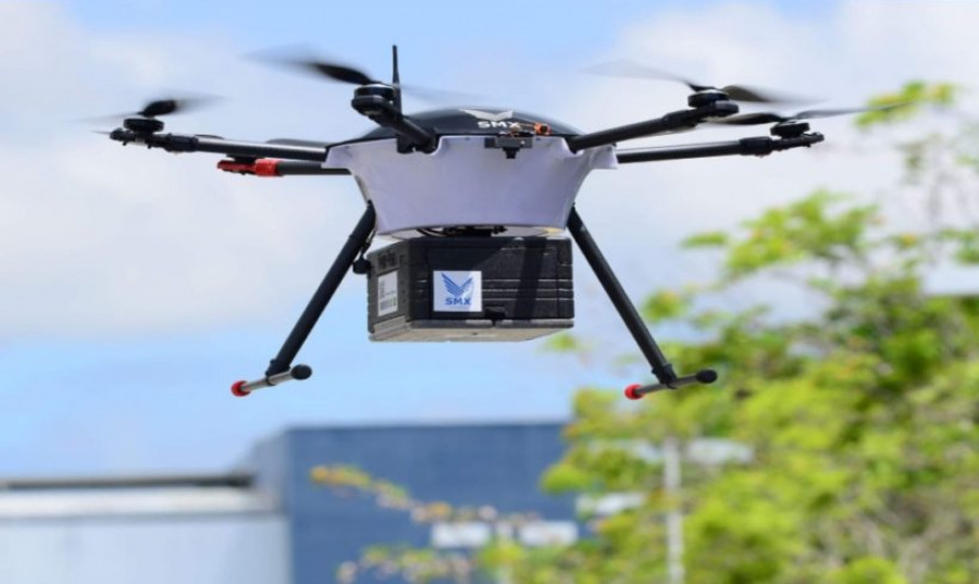 Un dron con fines comerciales.