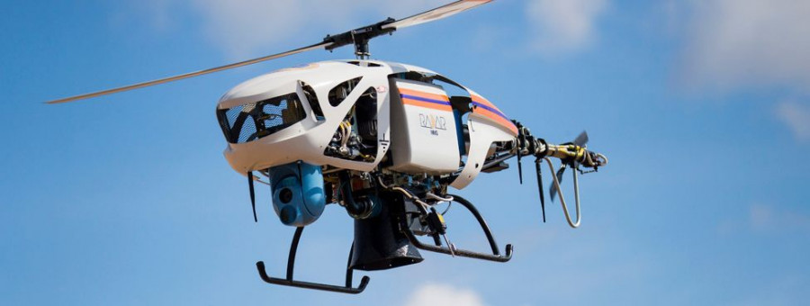 Dron de carga de Radar MMS. Foto Radar MMS.