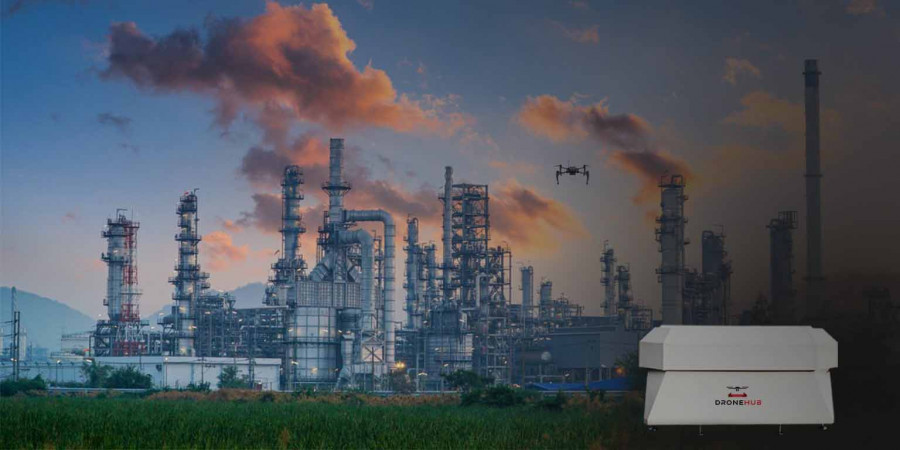 Caja de la compañía polaca Dronehub. Foto Dronehub