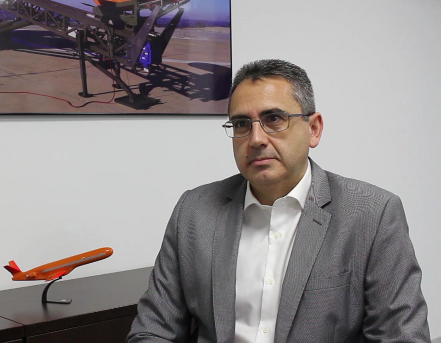 José Antonio Ceballos, director general de SCR, durante la entrevista con Infodron.es. Foto SCR