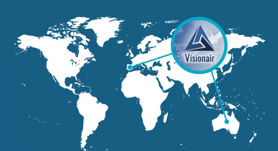 Visionair conecta España y Australia. Foto UAV Navigation.