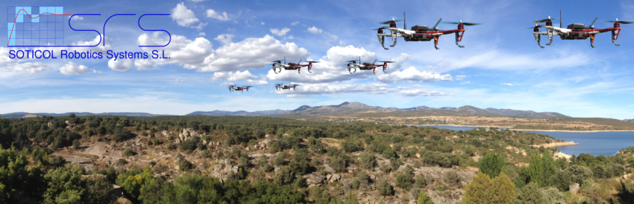 Formación de drones. Foto Soticol RS
