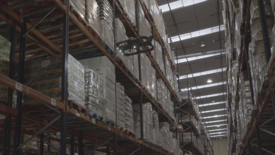 Pruebas en planta logística. Foto DHL.