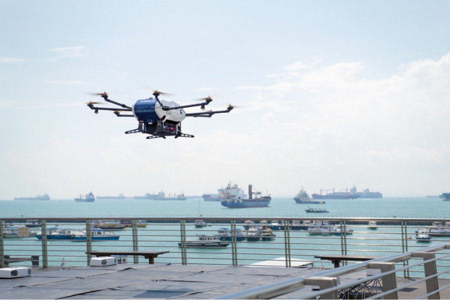 Dron Airbus Skyways. Foto Airbus UTM.