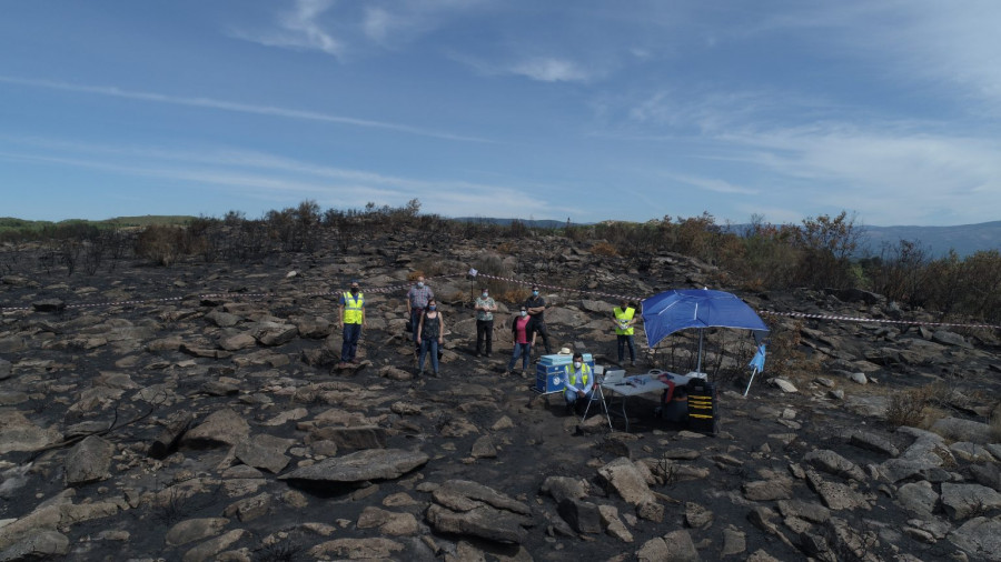 Jornadas de vuelos en Monterrei. Foto UAV Instruments.