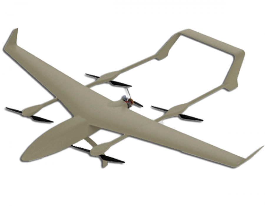 A manera de ejemplo, el vehículo aéreo no tripulado Alti. Foto UAV del Perú