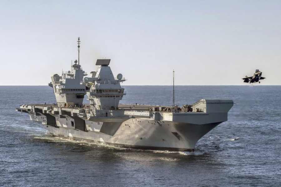 Queen Elizabeth. Foto RAF.