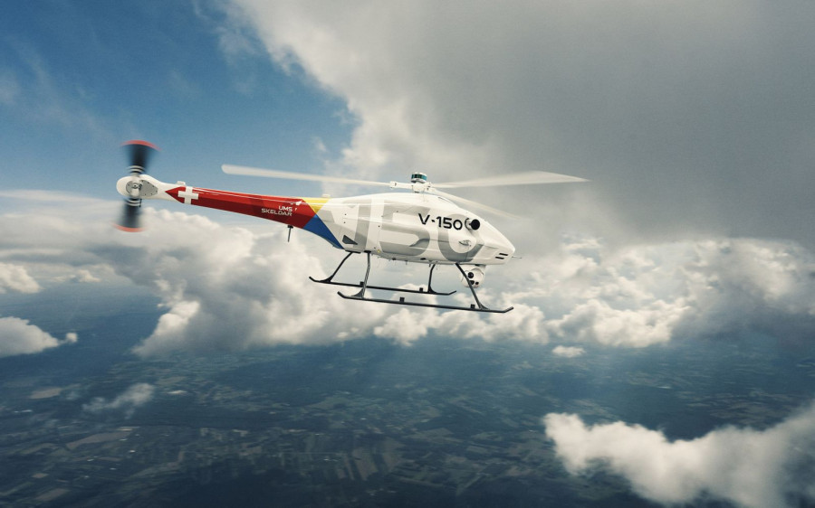 Vuelos del VTOL 150. Foto UMS Skeldar.