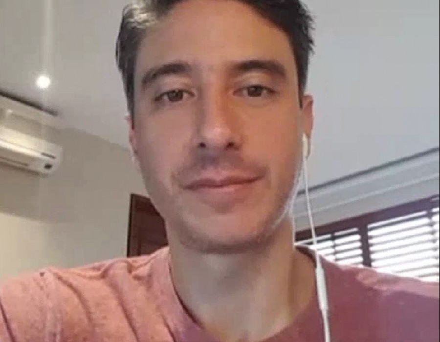 Felipe Varon durante la entrevista con Infodron.es. Foto Skype.