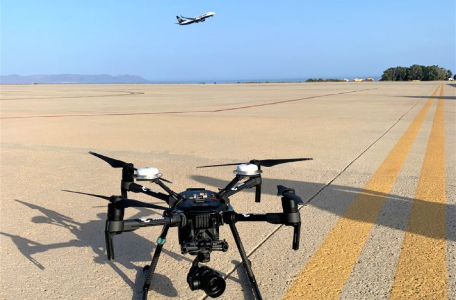 Inspección en Almería. Foto Canard Drones.